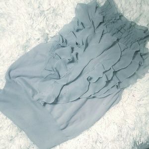 Casual turtleneck blouse